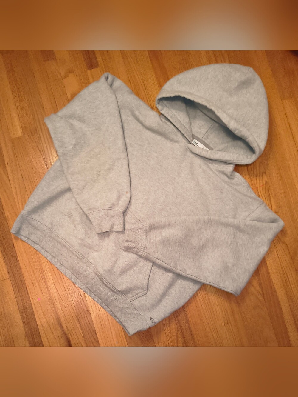 TNA Sweatfleece Cozy Fleece Light Gray Women's Pullover Hoodie